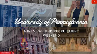 MINI VLOG: Visiting the University of Pennsylvania and Philadelphia | Makaya Chilekwa