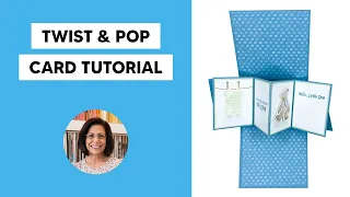 🔴 Make an Easy Twist and Pop Fun Fold Baby Card