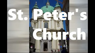 St  Peter's Church in Vienna, Austria by NL Travel Vlog Portugal Europe.