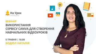 Використання сервісу Canva для створення навчальних відеоуроків