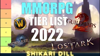 The ULTIMATE MMORPG Tier List for 2022!