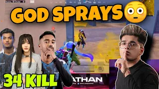 JONATHAN's GOD SPRAYS | PUMPED 💪🏻 | 34 KILL | GOD CLUTCH😱 | NEYOO | HARSHITA | KIKI | MN SQUAD