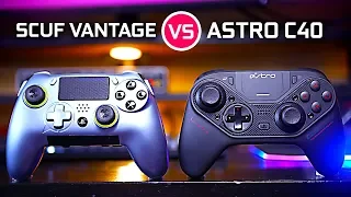 Astro C40 TR vs Scuff Vantage - Ultimate PS4 Controller Battle!