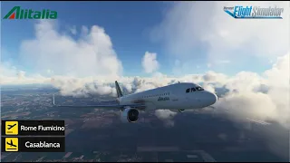 Rome Fiumicino to Casablanca - MSFS 2020 - Alitalia