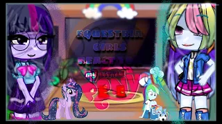 ||👭🐎Equestria girls react to my little pony🧋🌈|| gacha redux||✨