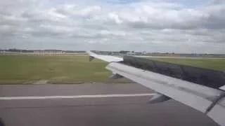 germanwings Airbus A319 approach and landing at London Stansted