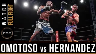 Omotoso vs Hernandez FULL FIGHT: December 15, 2017 - PBC on FS1