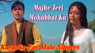 Mujhe Teri Mohabbat Ka | Karaoke For Male Singers With Female Voice Mithu Bhattacharya.