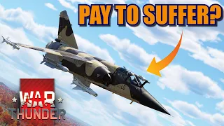 War Thunder MIRAGE F-1C-200 PREMIUM gameplay! It's fun BUT it SUFFERS!