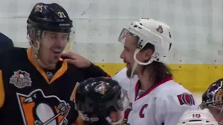 Penguins and Senators shake hands after thrilling Game 7