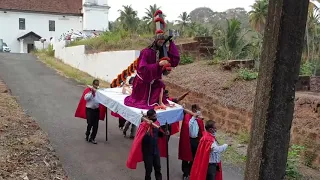 "SANTUS PASSUS" ,  "PURSAO" PROCESSION  and  VERONICA HYMN, Holy Magi Church,   REIS MAGOS.