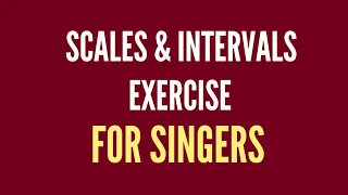 Scales & Intervals Exercise PENTACHORD | Singing Lessons