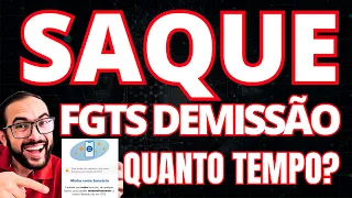 COMO SACAR O FGTS LIBERADO NA DEMISSÃO? QUANTO TEMPO DEMORA PARA CAIR O SAQUE DO FGTS E A MULTA?