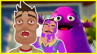 MCDONALD GRIMACE SHAKE MEME - Hello Neighbor Mod