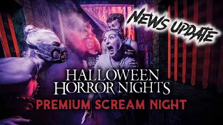HHN 33 News! Premium Night Info & More | Universal Orlando Halloween Horror Nights 2024