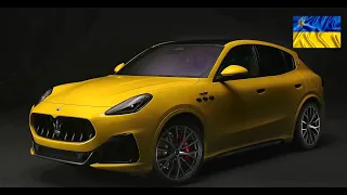 Новый яркий и мощный кроссовер. Maserati Grecale suv 530 HP.