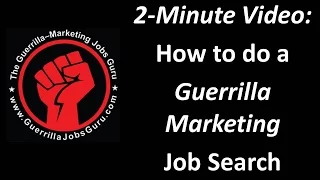 Guerrilla job search