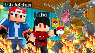 Minecraft: Who's Your Family? O FILHO DO ASH CAPTUROU O RAYQUAZA SHINY ‹‹ P3DRU ››