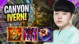 CANYON TRIES IVERN WITH NEW BUFFS! - DK Canyon Plays Ivern JUNGLE vs Wukong! | Season 2023