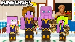 RODZINA THANOSÓW W MINECRAFT || MINECRAFT RODZINA