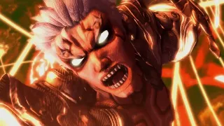 Asura’s Wrath Gameplay Mantra Asura Attacks Viltra Core With Yasha