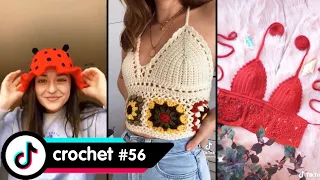 TIKTOK CROCHET AND KNITTING FASHION COMPILATION #56 - Peachtok