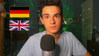 ASMR speaking in ENGLISH and in GERMAN for the first time! 🇬🇧🇩🇪
