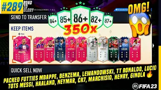 OMG! PACKED FUTTIES MBAPPE, TOTS MESSI, SS HENRY - OPENING 350x UPGRADE PACKS | FIFA 23 • RTG#289 🔥