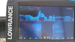 Lowrance Elite-7 Ti на скорости