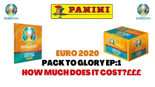 EURO 2020! (Panini sticker book) How much does it cost to complete? Pack to Glory #1