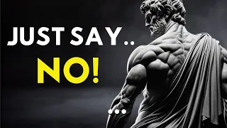 Transform Your Life with One Small Word: The Power of 'No' | STOIC