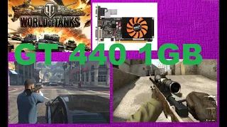 GeForce GT 440 in Games GTA 5, WOT, CS GO, NFS RUN