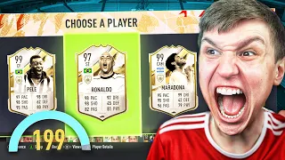 I GOT A 199 FUT DRAFT!! *WORLD RECORD* FIFA 22