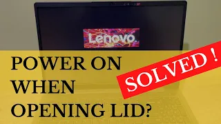 Lenovo Ideapad 3 Auto Power On (FIXED EASILY)