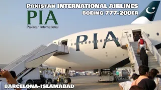 PIA PAKISTAN AIRLINES Boeing 777-200ER | 🇪🇸Barcelona - Islamabad 🇵🇰