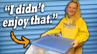Why didn't she enjoy going through this box from the "no show" locker bought at the storage auction?