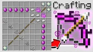 HOW TO CRAFT A $10,000 BOW! *OVERPOWERED* (Minecraft 1.13 Crafting Recipe)