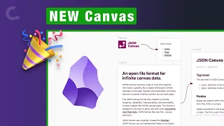 NEW 🎉 Obsidian JSON Canvas (Game Changer)