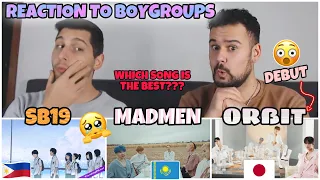 Reaction to BOYGROUPS: SB19-Hanggang Sa Huli vs. MAD MEN-HIKAYA (QPOP) vs. ORβIT-Universe (JPOP)