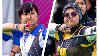 Chinese Taipei v Malaysia recurve women team gold | 2023 Asia Cup