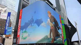 The Legend of Zelda: Tears of the Kingdom Billboard at Times Square in New York City