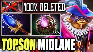 Topson Pangolier Deleted Anti-Mage 100IQ Dota 2 Mid Pro Gameplay Max Build Guide