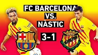 Barcelona vs Nàstic ( 3-1 ) | Highlights & REACTION