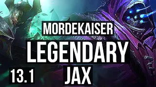 MORDE vs JAX (TOP) | 8 solo kills, 14/2/9, Legendary, 1000+ games, 1.4M mastery | KR Diamond | 13.1