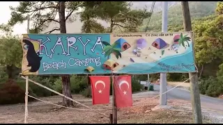 Akyaka, Karya Beach Camping Akyaka, Marmaris, Camping in der Türkei, Campingplatz