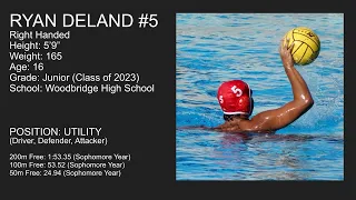 Ryan DeLand - Class of 2023 Water Polo Recruitment Video