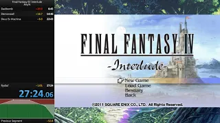 Final Fantasy IV: Interlude any% speedrun - 27:24 (WR)