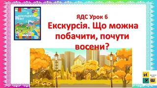 ЯДС 2 клас  Урок 6 Екскурсія. Що можна побачити, почути восени?  автор Бібік