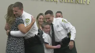Florida boy rescued from burning home reunited with deputies who saved him
