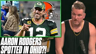 Aaron Rodgers Spotted In Ohio?! | Pat McAfee Reacts